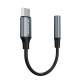 Wozinsky WACM-01 USB-C Adapter - 3.5mm Mini Jack - Black