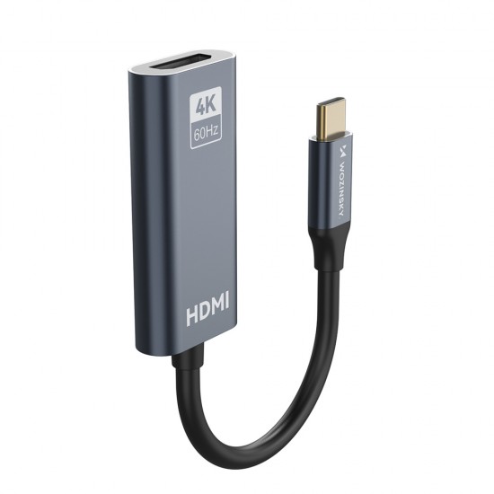 Wozinsky WACH-01 USB-C - HDMI 4K 60Hz Adapter - Black