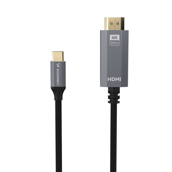 Wozinsky WCCH-01 USB-C - HDMI 4K 60Hz Cable 1.8m - Black Wozinsky WCCH-01 USB-C - HDMI 4K 60Hz Cable 1.8m - Black