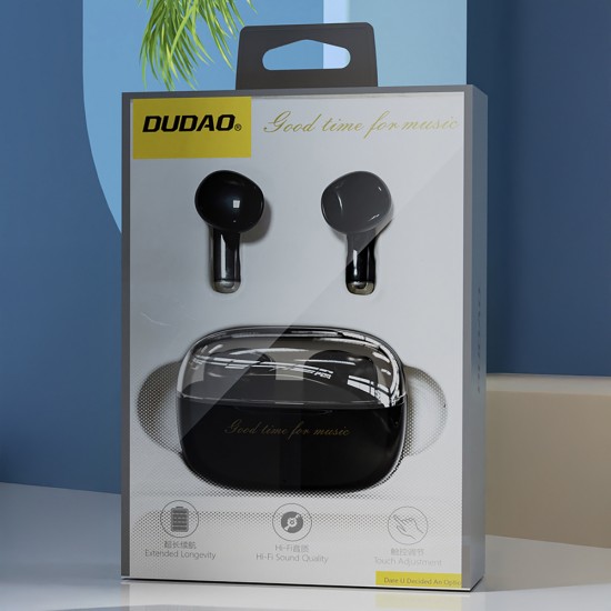 Dudao U8 TWS Wireless In-Ear Headphones - Black