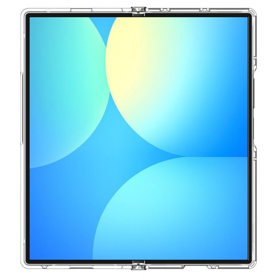 Spigen Tough Armor Pro Mag MagSafe Case for Samsung Galaxy Z Fold 7 - Clear and White