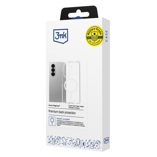 3mk Armor MagCase for Samsung Galaxy Z Fold 7 - Transparent
