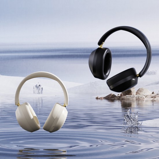 Dudao X22 Max Wireless On-Ear Bluetooth Headphones with ANC - Beige