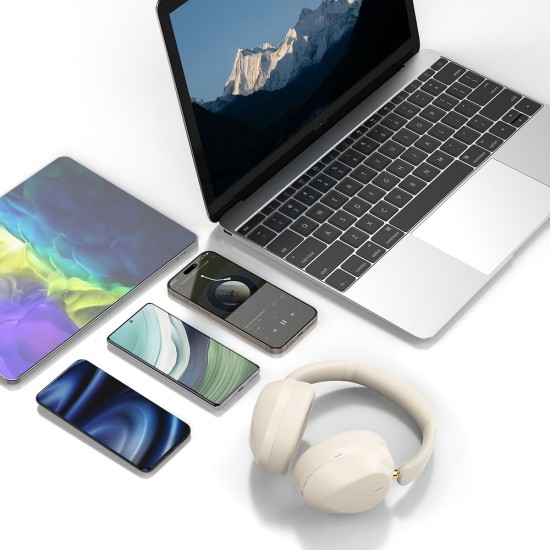 Dudao X22 Max Wireless On-Ear Bluetooth Headphones with ANC - Beige