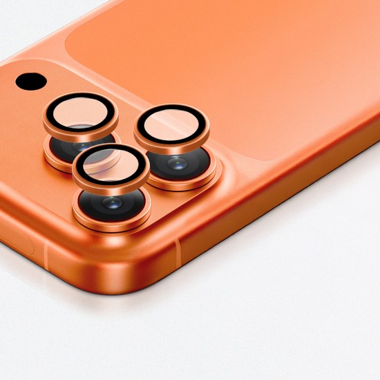 AmazingThing Lens Glass for iPhone 17 Pro / Pro Max - with Orange Frame