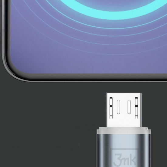 3mk Hyper Cable N-SERIES USB-A / MicroUSB 1m 5V/2.4A 12W / white