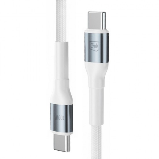 3mk Hyper Cable 3mk Hyper Cable N-SERIES USB-C / USB-C 1m 20V/5A 100W / white