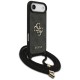 Guess 4G Big Logo Cord Stap Crossbody Case for iPhone Air - Black
