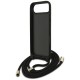Guess 4G Big Logo Cord Stap Crossbody Case for iPhone Air - Black