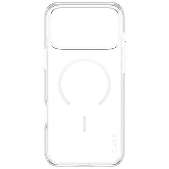 CARE by PanzerGlass Flagship Urban Explorer Case w. White MagSafe for iPhone 17 Pro Max - Transparent
