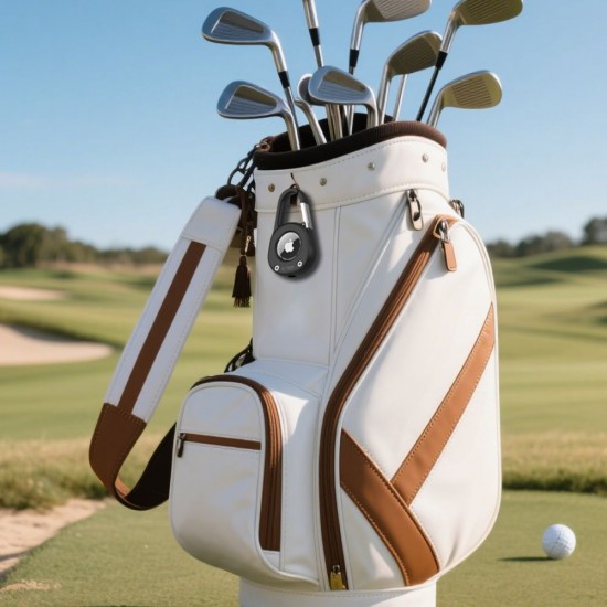 Tech-Protect Slidelock Carabiner Keychain Case for Apple AirTag 1/2 - Black