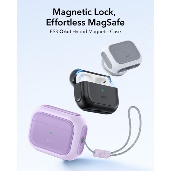 ESR Orbit Halolock MagSafe case for AirPods Pro - purple