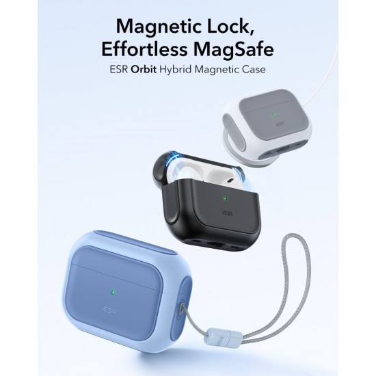 ESR Orbit Halolock MagSafe case for AirPods Pro - blue