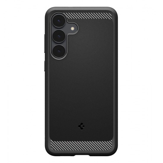 Spigen Rugged Armor Case for Samsung Galaxy S25 FE - Matte Black
