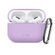 Tech-Protect Silicone Hook Case for AirPods Pro - Purple