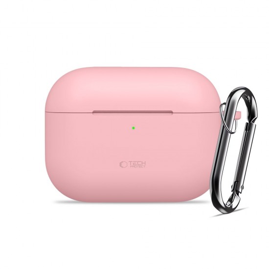 Tech-Protect Silicone Hook Case for AirPods Pro - Pink