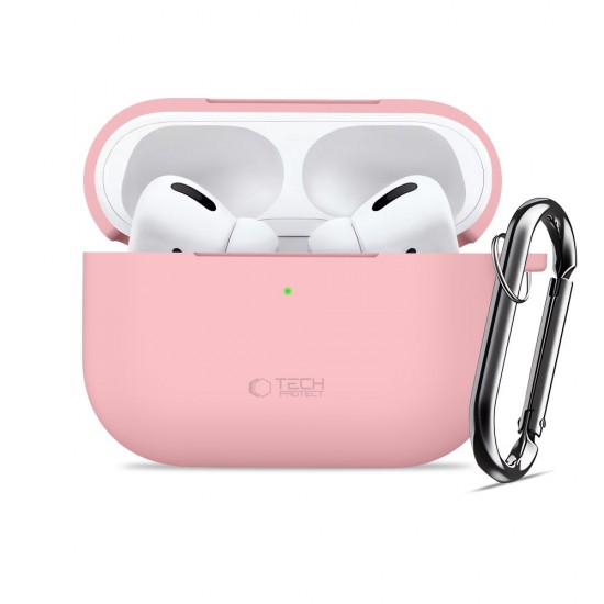 Tech-Protect Silicone Hook Case for AirPods Pro - Pink