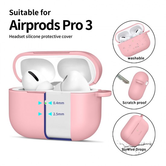 Tech-Protect Silicone Hook Case for AirPods Pro - Pink
