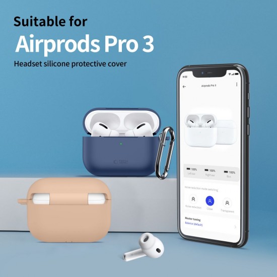 Tech-Protect Silicone Hook Case for AirPods Pro - Pink