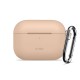 Tech-Protect Silicone Hook Case for AirPods Pro - Beige