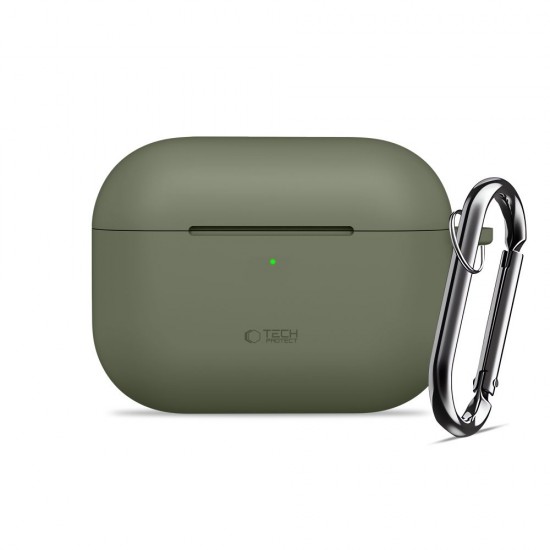 Tech-Protect Silicone Hook Case for AirPods Pro - Olive