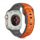 Tech-Protect IconBand Line Strap for Apple Watch 44 / 45 / 46 / 49 mm - Gray-Orange