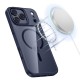 Tech-Protect MagMat MagSafe Case for iPhone 17 Pro - Transparent Navy Blue