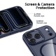 Tech-Protect MagMat MagSafe Case for iPhone 17 Pro - Transparent Navy Blue