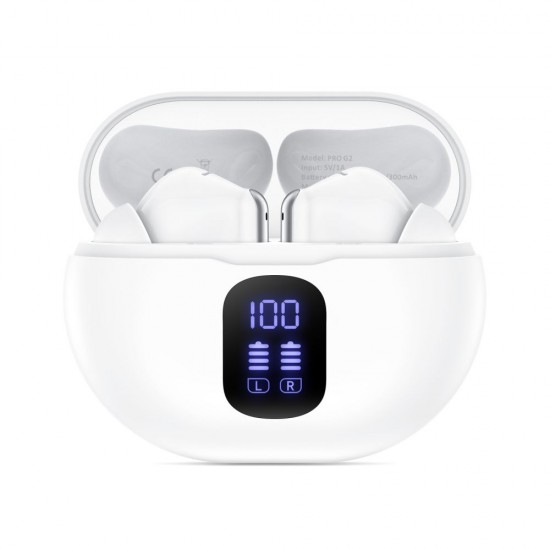 Tech-Protect UltraBoost TWS Pro G2 Headphones - White