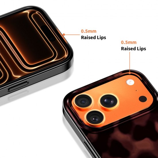 Tech-Protect Lamano MagSafe case for iPhone 17 Pro - black and red