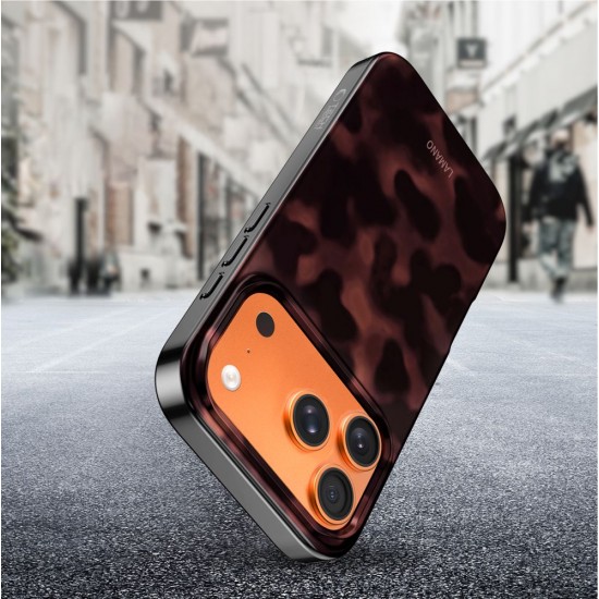 Tech-Protect Lamano MagSafe case for iPhone 17 Pro - black and red