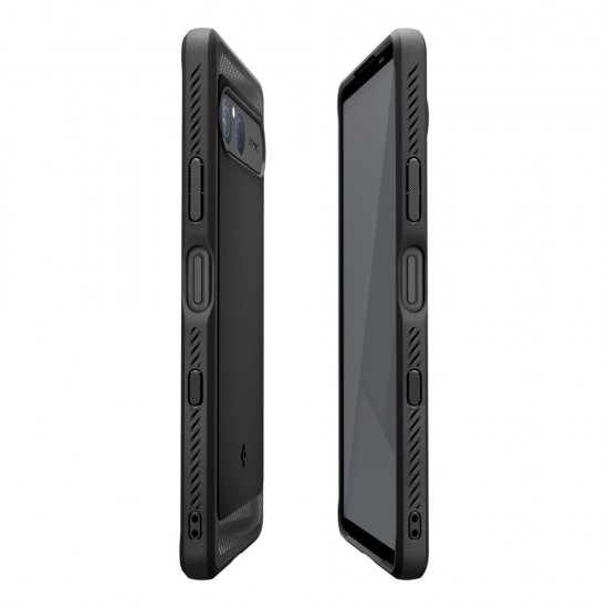 Spigen Rugged Armor Case for Sony Xperia 10 VII - Matte Black
