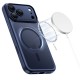 Tech-Protect Magpeak Magsafe CC Case for iPhone 17 Pro - Matte Navy Blue