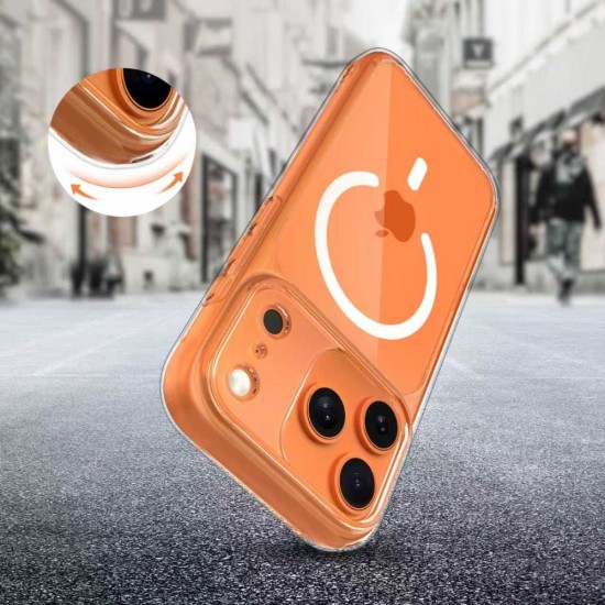 Tech-Protect Magpeak Magsafe CC Case for iPhone 17 Pro Max - Clear