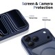 Tech-Protect Magpeak Magsafe CC Case for iPhone 17 Pro - Clear Navy Blue