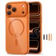 Tech-Protect Magpeak Magsafe CC Case for iPhone 17 Pro - Transparent Orange