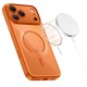Tech-Protect Magpeak Magsafe CC Case for iPhone 17 Pro - Transparent Orange