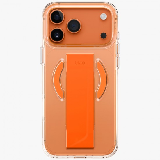Uniq Heldro Air Case for iPhone 17 Pro Max Magclick Charging - Orange