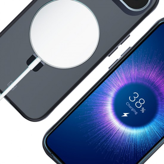 3mk Smoke Case Mag&Stand for iPhone Air - Black