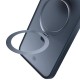 3mk Smoke Case Mag&Stand for iPhone Air - Black