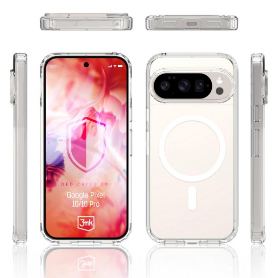 3mk Armor MagCase for Google Pixel 10 / Google Pixel 10 Pro - Transparent
