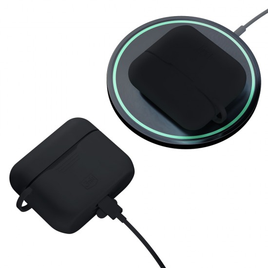 3mk Silicone AirPods Case for AirPods Pro 3 - Black