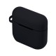 3mk Silicone AirPods Case for AirPods Pro 3 - Black