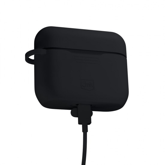 3mk Silicone AirPods Case for AirPods Pro 3 - Black