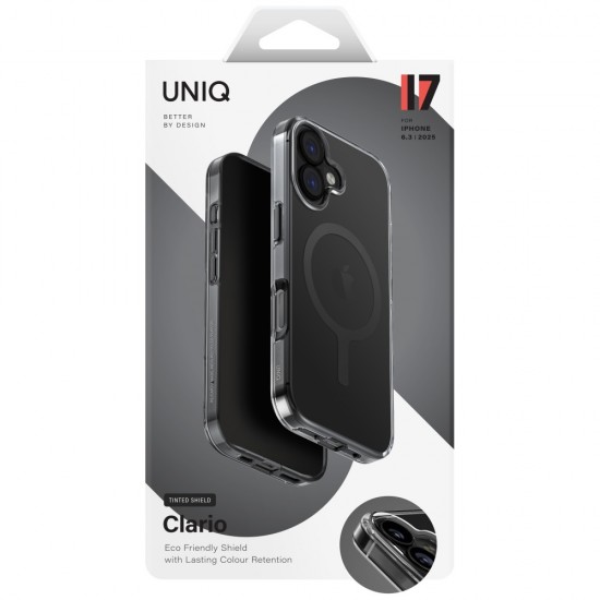 Uniq Clario Magclick Charging Case for iPhone 17 - Black