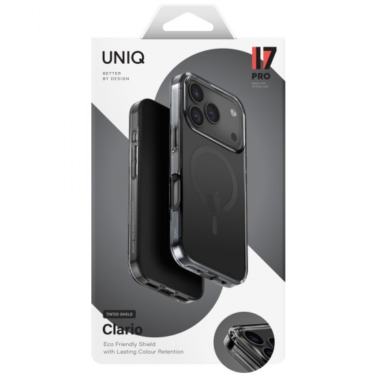 Uniq Clario Magclick Charging Case for iPhone 17 Pro - Black