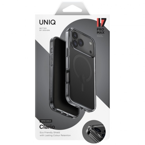 Uniq Clario Magclick Charging Case for iPhone 17 Pro Max - Black