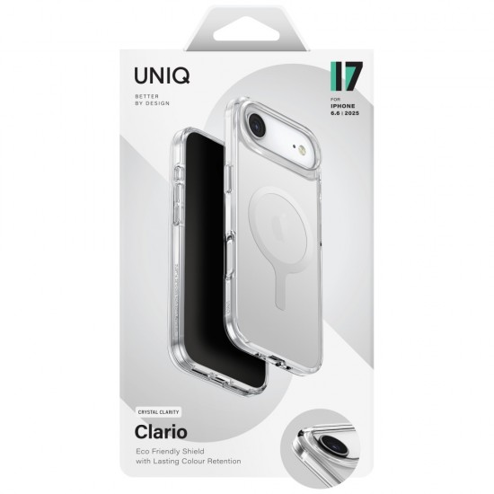Uniq Clario Magclick Charging Case for iPhone Air - Transparent