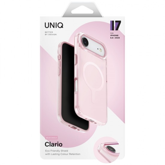 Uniq Clario Magclick Charging Case for iPhone Air - Pink