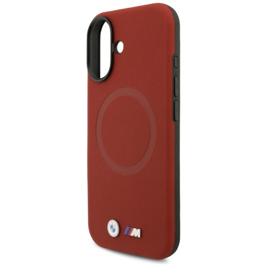 BMW M FW Metal Logo MagSafe Case for iPhone 17 - Red